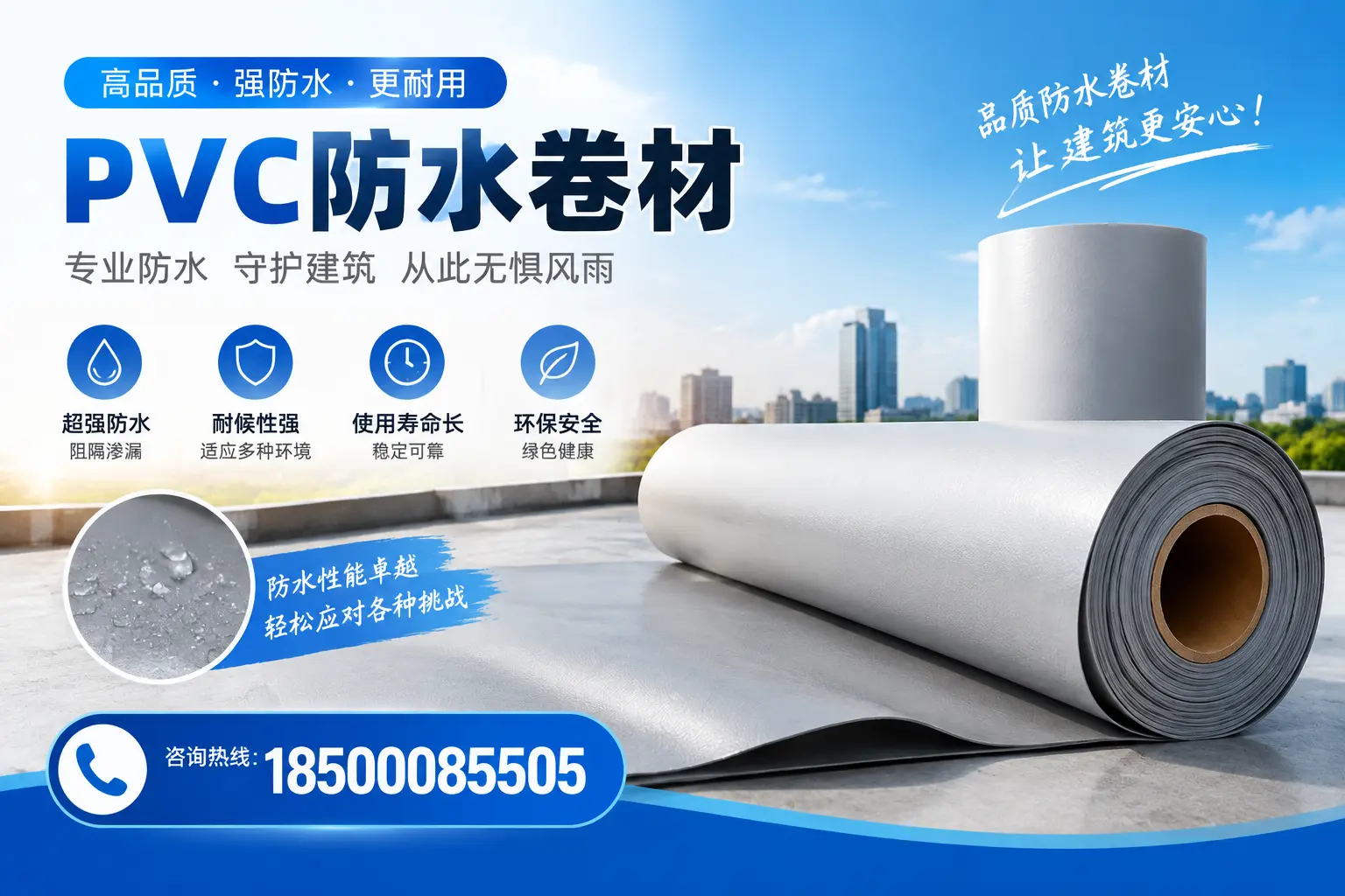 如何选择高质量的PVC防水卷材？新余消费者必看指南